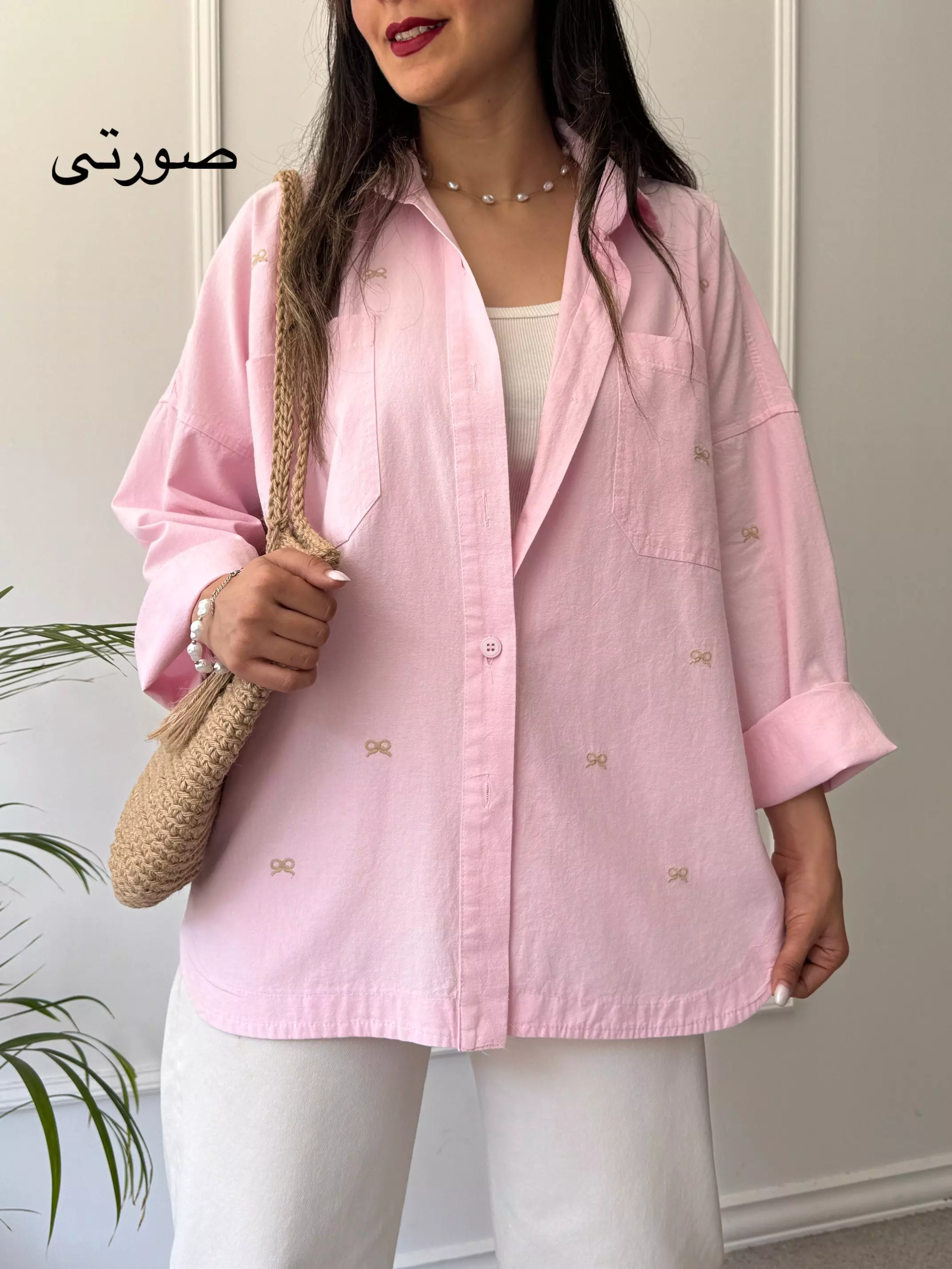 مانتو شومیزی گلدوزی نفس - استایل تو